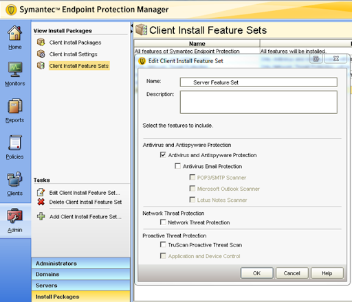 download client install package symantec endpoint protection